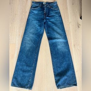 Citizens of Humanity Annina Trouser Denim . Size 25. Colour Blue Rose.